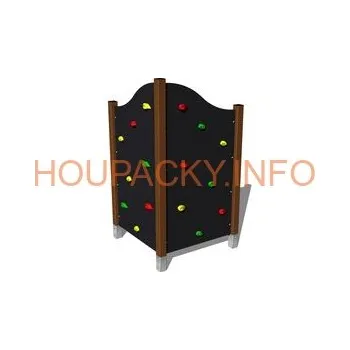 Dětská houpačka Lezecká stěna LS201KW - hnědá