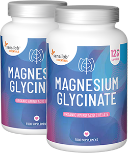 Essentials Magnesium Glycinát 750 vysoká dávka – Vegan, 240 kapslí