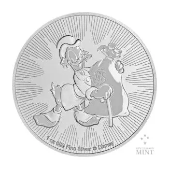 1 unce stříbrná mince Niue Dagobert Duck 2018