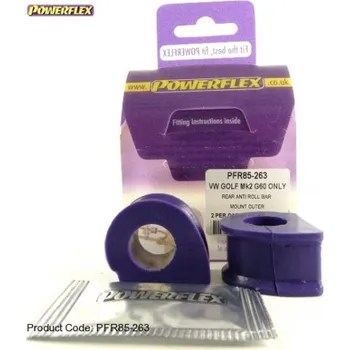 Silentblok nápravy Silentbloky Powerflex VW Golf 2 4WD vč. G60/Rallye/Country Rear Anti Roll Bar Inner Bush 18,5mm (9)