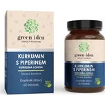 GREEN IDEA Kurkumin s piperinem 60 cps.