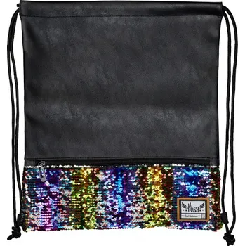 Školní sáček HASH Luxusní sáček / taška na záda HASH, Gold Sequins, HS-139, 507019024