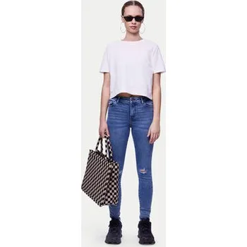 Pieces Jeansy Dana 17148021 Modrá Skinny Fit S_32