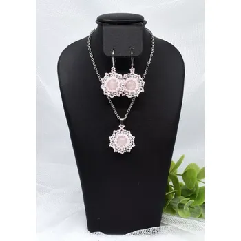 Souprava šperků Mijabijoux Souprava z růženínu MB00370