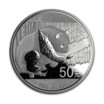 150 gramů stříbrná mince China Panda 2016 proof