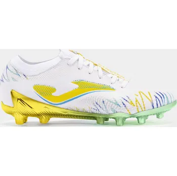Kopačky JOMA STRIKER 2402 FG KOPAČKY PÁNSKÉ - Bílá, Žlutá - velikost 8,5