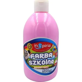 Set školních potřeb Farba szkolna różowa 500ml