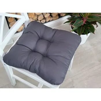 Podsedák PODSEDÁKY NA ŽIDLE - TMAVĚ ŠEDÝ 40x40cm