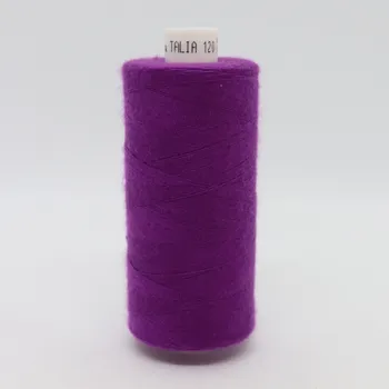 Nit Ariadna Polyesterová niť Talia 120 - 1000m tmavě fialová 902