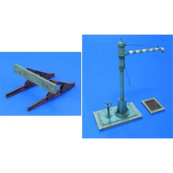Plastikový model Royal Model 1/35 Railway Accessories-Part. 2