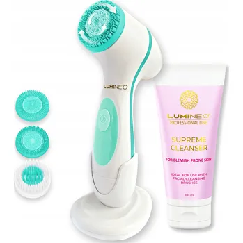 Péče o chrup Kartáček na obličej Lumineo elektrický, bílý, 3 nástavce