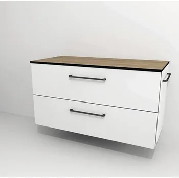 Koupelnový nábytek Koupelnová skříňka pod umyvadlo Devo Sonus 2.0 bílá 97 x 52 x 45 cm SO2-SU2S97x52F01K51