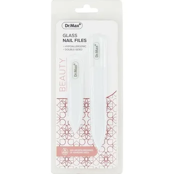 Přípravek na nehty Dr. Max Skleněné pilníky na nehty 2 ks