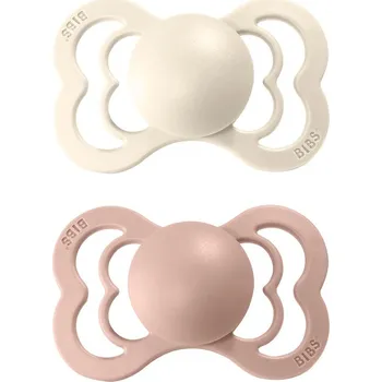 BIBS Supreme Dudlíky z přírodního kaučuku vel. 1 Ivory/Blush