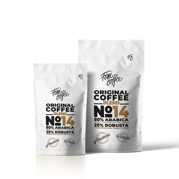 Nápoj Fixi Coffee No. 13 směs výběrové kávy Peru, Guatemala, Kolumbie zrnková / sáček Doypack / 1000 g