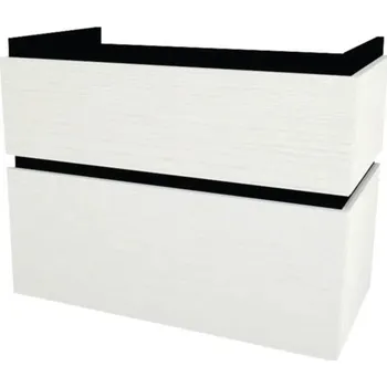 Koupelnový nábytek Koupelnová skříňka pod umyvadlo Devo Viva 2.0 bílá 84 x 66 x 44 cm VV2-SU2S84x66-F104