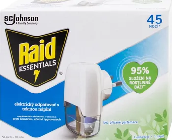 Raid Essentials elektrický odpařovač s náplní 45 nocí 27 ml 