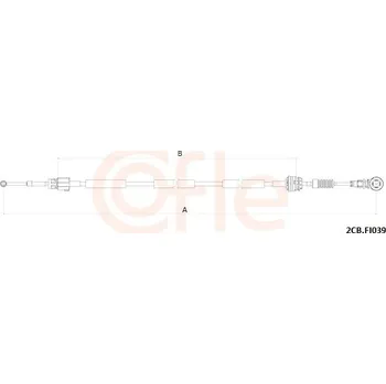 Převodovka Tažné lanko, ruční převodovka, , COFLE, 92.2CB.FI039