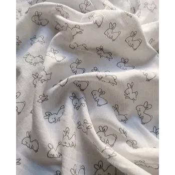 Bavlněná tetra osuška Zajíc šedý 90/100