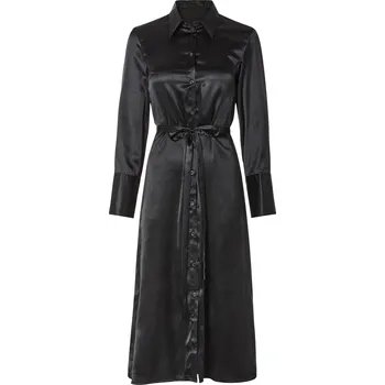 Dámské šaty esmara® Dámské saténové midi šaty (42, černá)