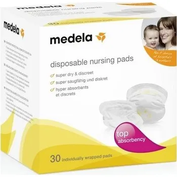 Těhotenské spodní prádlo MEDELA Vložky do podprsenky jednorázové 30ks