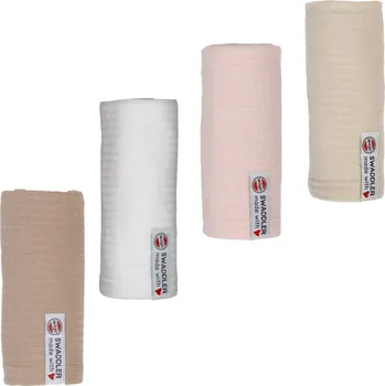 Hračka na písek LODGER Cenově zvýhodněný set Swaddler Seersucker 70 x 70 cm Beige/Birch/Tan/Cloud Dancer