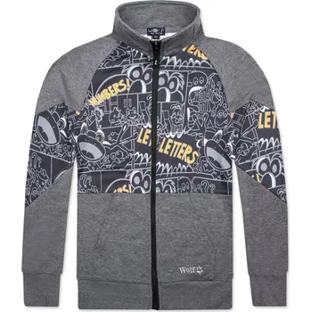 Chlapecká mikina Chlapecká mikina - Wolf M2451, tmavě šedý melír Barva: Šedá, Velikost: 110