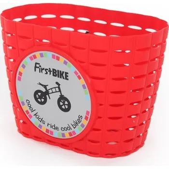 Košík na láhev FIRSTBIKE Košík na řidítka Červený