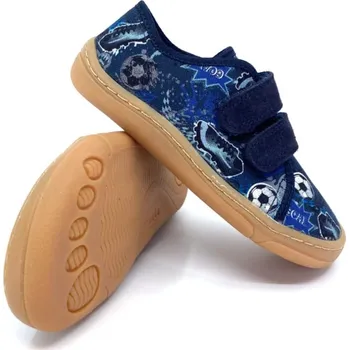 Chlapecké tenisky Barefoot tenisky Froddo Blue textilní G1700390 22, Vnitřní délka boty: 15,0 cm, Vnitřní šířka boty: 6,5 cm