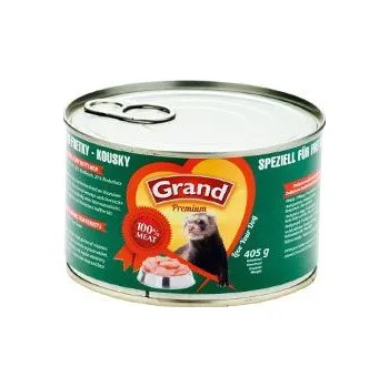 Krmivo pro psa GRAND konz. fretka mas.kousky 405g