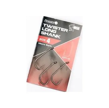 Rybářský háček Nash TWISTER LONG SHANK Háčky na dno, 10 ks