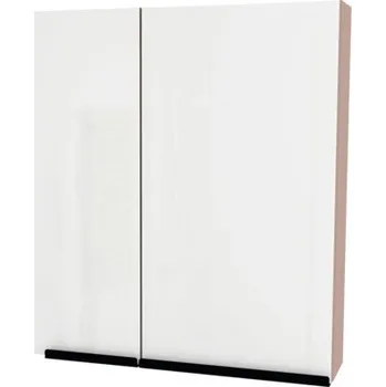 Koupelnový nábytek Zrcadlová skříňka bez osvětlení Devo Etna 2.0 pravá 75 x 16 x 70 cm antique rose