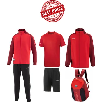 Saller X.72 - BASIC Tréninkový set BARVA: 173 tmavě červená-červená-bílá, Velikost: XXL Kompletní tréninková výbava pro hráče všech úrovní