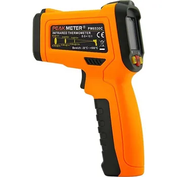 Domácí teploměr PEAKMETER PM6530C -50~800°C /Infrateploměr/