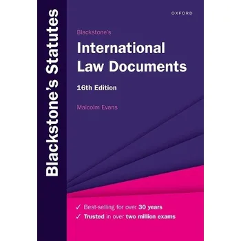 Cizojazyčná kniha Blackstone's International Law Documents - Evans, Malcolm (Principal, Regent's Park College, University of Oxford, Principal, Regent's Park College, University of Oxford)