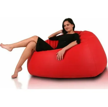 Sedací pytel Sedací vak koule červená EMI
