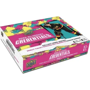 Karetní hra 2023-2024 NHL Upper Deck Credentials Hockey Hobby Box