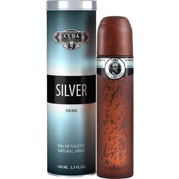 Pánský parfém Cuba Original Cuba Silver For Men 100ml toaletní voda muž EDT