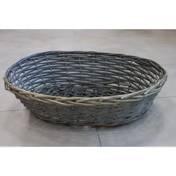 chlebník Ratanová ošatka oválná šedá patina - ratanová ošatka oválná šedá patina, šhv= 44x32x12cm