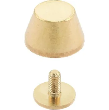 Galanterie Pro Háčkování Mosazné nožičky na kabelku ø 12 mm zlaté