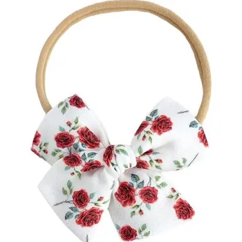 Čelenka Aliro Čelenka Aline vzorovaná ČERVENÉ RŮŽE - Mini (0-1rok)