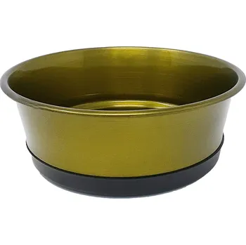 Miska pro psa PROFIZOO Miska nerezová extra protiskluzová 1600 ml Zelená