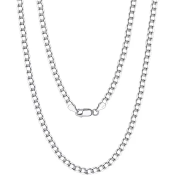 Řetízek JKB Jewel Stříbrný řetízek CURB Pancer 4,5 mm / 60 cm