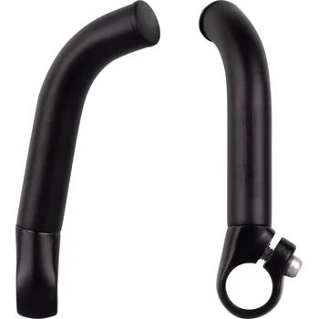 Rohy na řídítka rohy FORCE B4.3 14,5 cm Al, černé matné