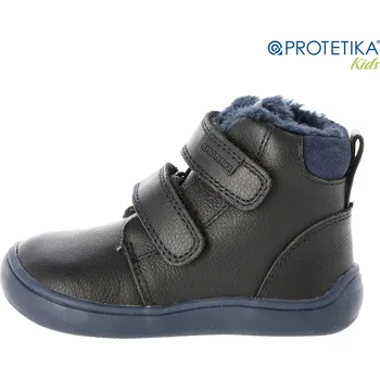 Chlapecké tenisky Protetika - zimní barefoot boty DENY black - zateplené kožešinou Veľkosť: 19