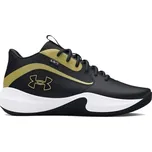 Pánská obuv na basketbal Under Armour LOCKDOWN 7 7.5 Černá, Zlatá, Bílá