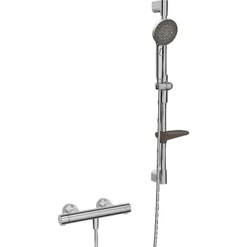 Sprchový set Hansa Prisma - Sprchový set s termostatem, 3 proudy, chrom 48130421