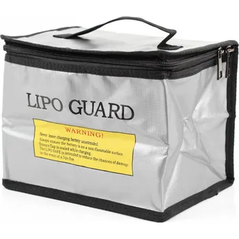 Baterie pro airsoftovou zbraň Ochranný vak/box z nehořlavého materiálu pro Li-pol - 145x165x215mm, IMax