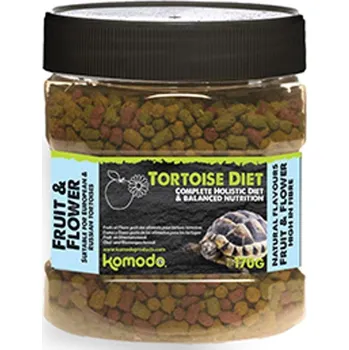 Krmivo pro rybičky Komodo Tortoise Diet pro suchozemské želvy 170 g ovoce a květy