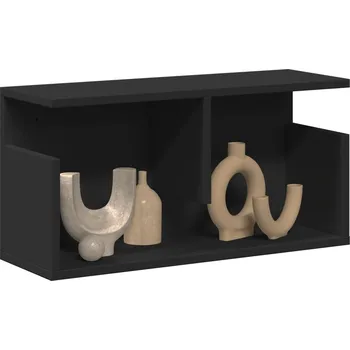 vidaXL Nástěnná skříňka 60 x 20 x 30 cm černá kompozitní dřevo